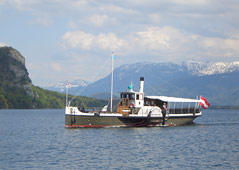 Boat trip in the Salzkammergut Lake district