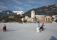 Ice skating in St. Wolfgang
